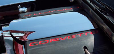 1997-2004 C5/Z06 Corvette - Plenum Cover Low Profile,  Polished Stainless