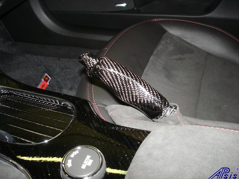 C6 Corvette 2005 and up Carbon Fiber Emergency Brake Handle End Cap