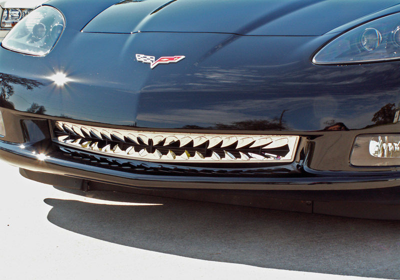 C6 Corvette Stainless Shark Tooth Grille