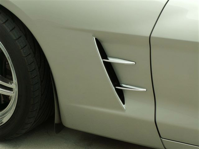Corvette C6 Chrome ABS Retro Style Spears