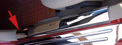 C6 Corvette Polished Inner Doorsills