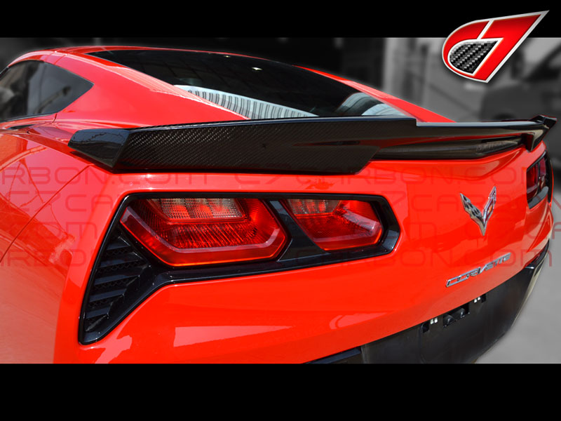 C7 Corvette Stingray, GTX Rear spoiler,  Fiberglass