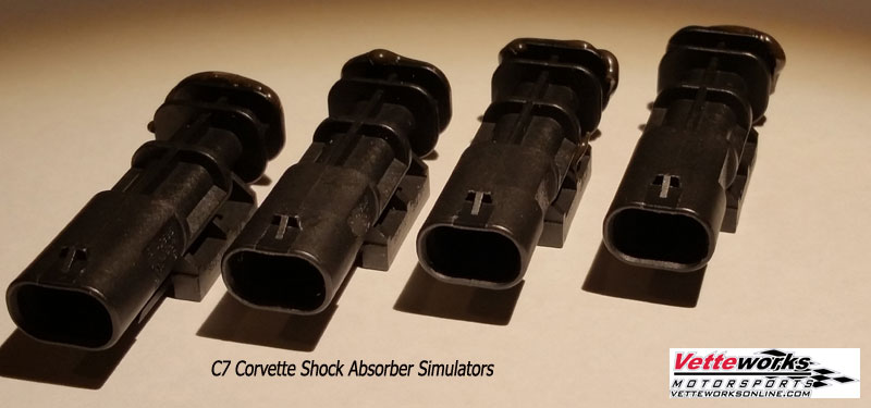 C7 Corvette Shock Absorber Simulators, used when installing Coilover Shocks