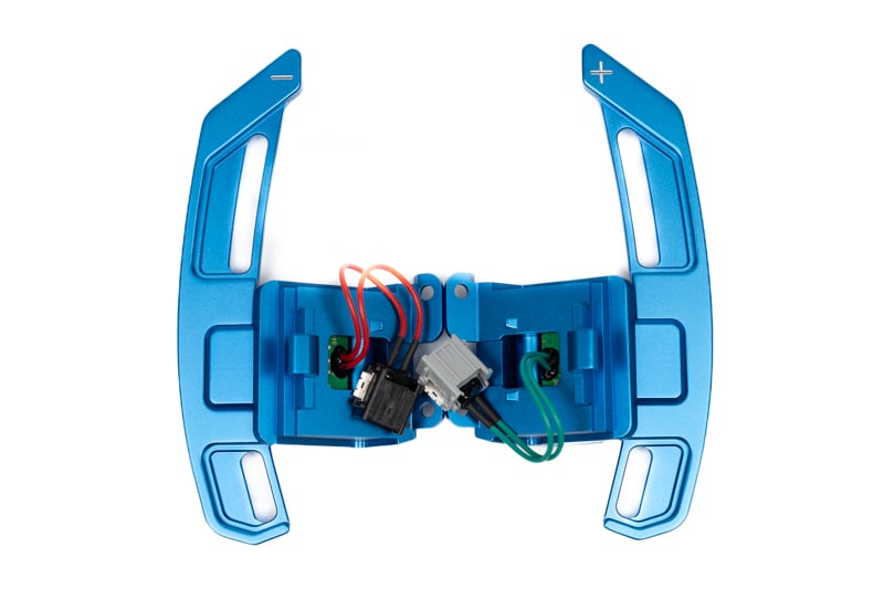 Maed C8 Corvette Magnetic Paddle Shifters, Blue Finish