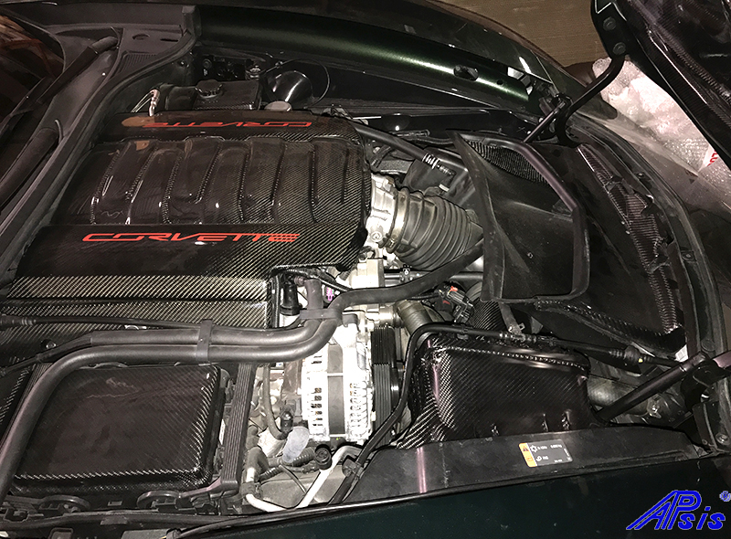 APsis C7 Corvette Z06/GS 14UP Laminated Carbon Fiber Air Filter
