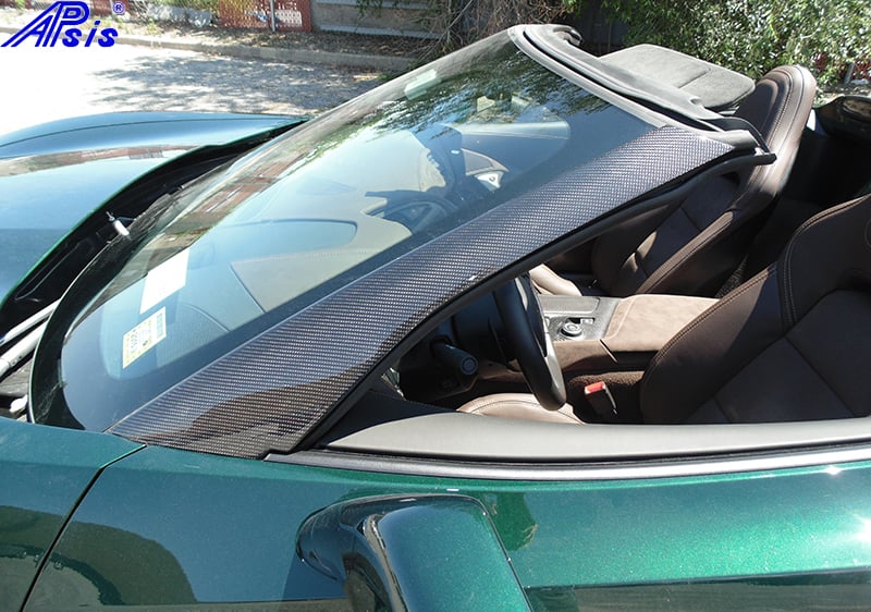 C7 Corvette 14-19 Laminated Carbon Fiber Exterior A-Pillar Frame, 2 pcs/set $950