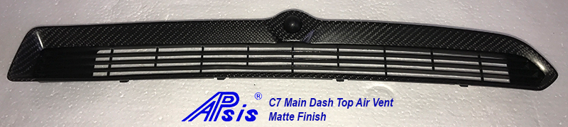 C7  Corvette 15-19 Laminated Carbon Fiber Main Dash Center Top Air Vent $368.00,