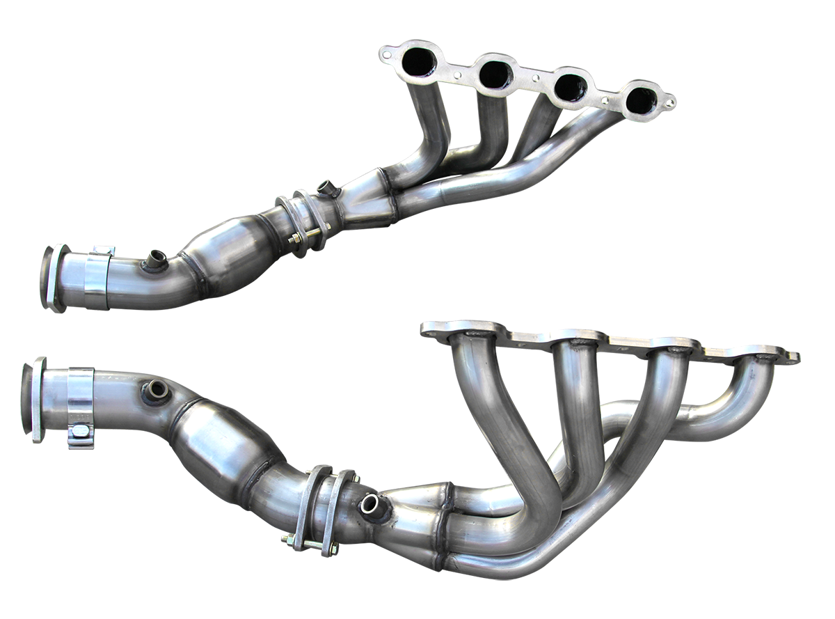 American Racing Mid-Length System Headers,  C7 & C7/Z06 Corvette 2014+ 1-3/4" x 3" w/ High Flow Cats