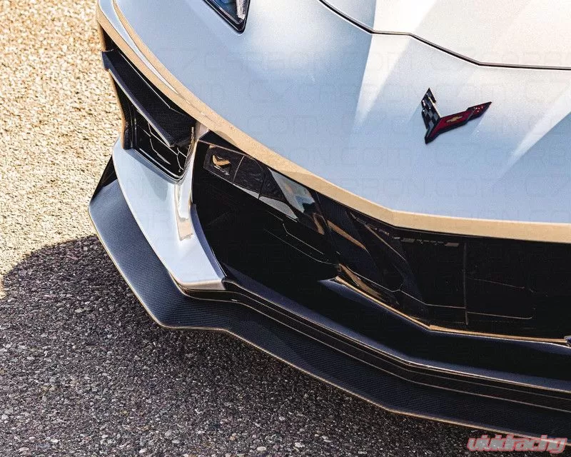 C7 Carbon 5VM Style Front Splitter Unpainted Composite Chevrolet Corvette C8 Stingray, Z51 2020-2024