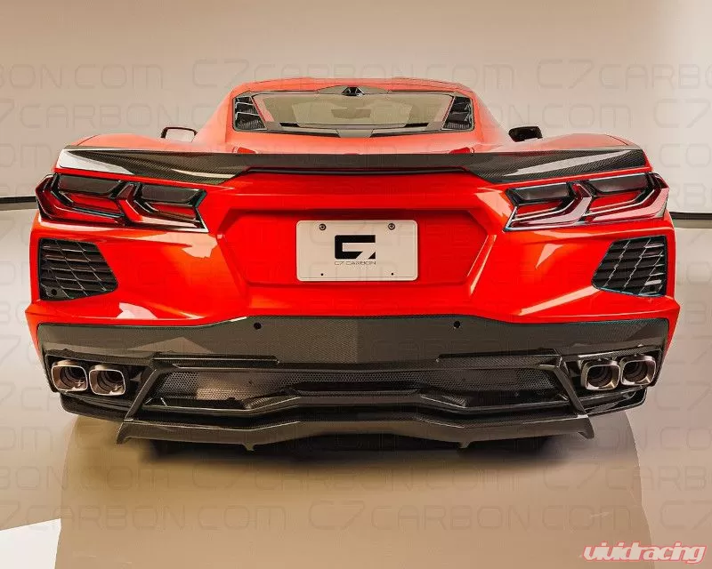 C7 Carbon Race Edition Rear Diffuser Carbon Fiber Chevrolet Corvette C8 Stingray 2020-2024