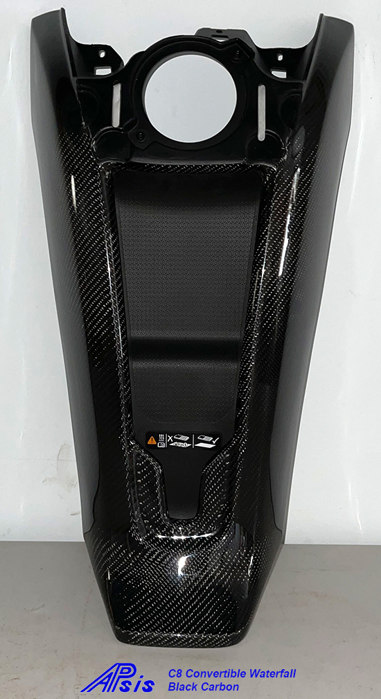 C8 Corvette 2020+, Waterfall Between the two Seats for Coupe/Conv, High Gloss Ca