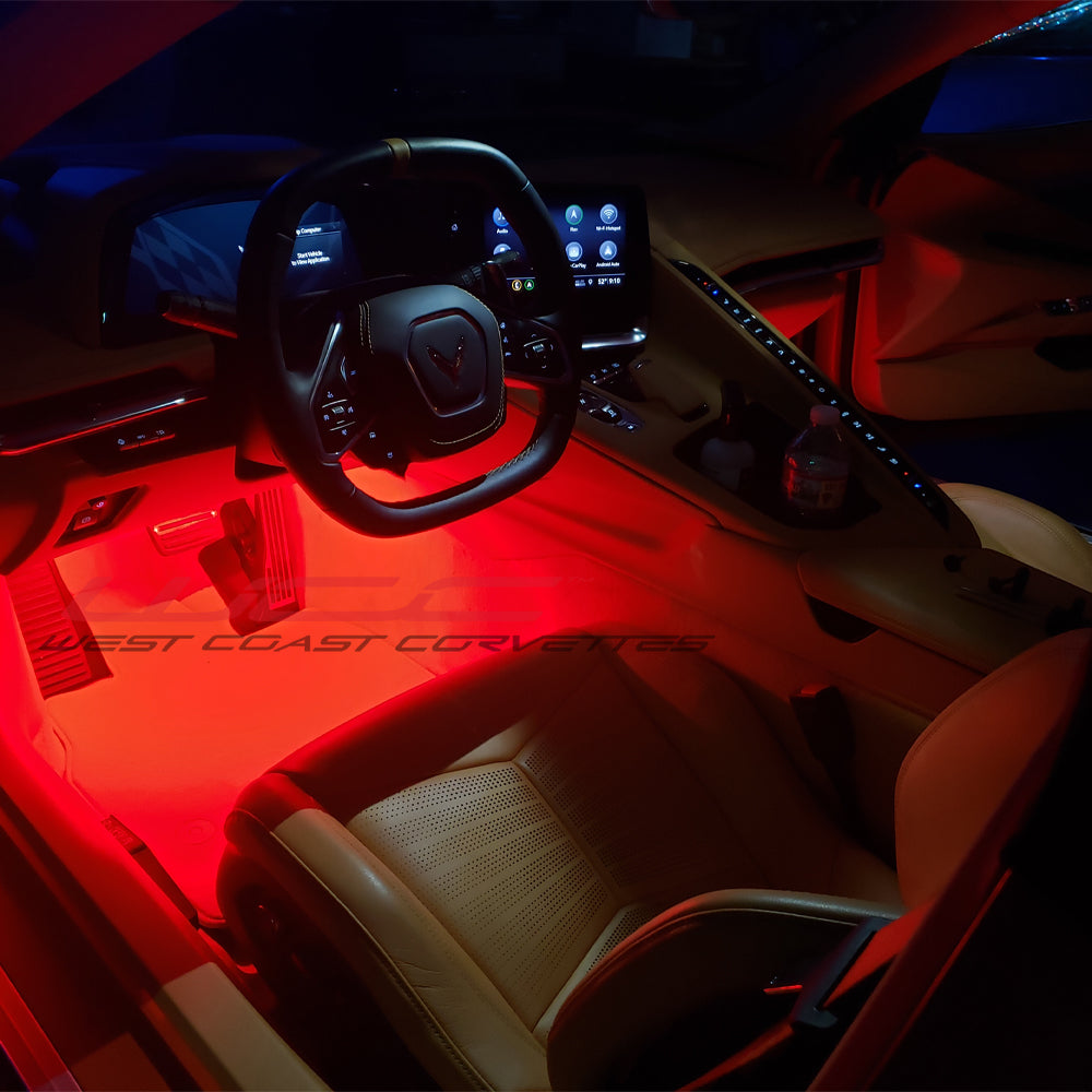 C8 Corvette, Footwell LED Lighting Kit, Stingray, Z51