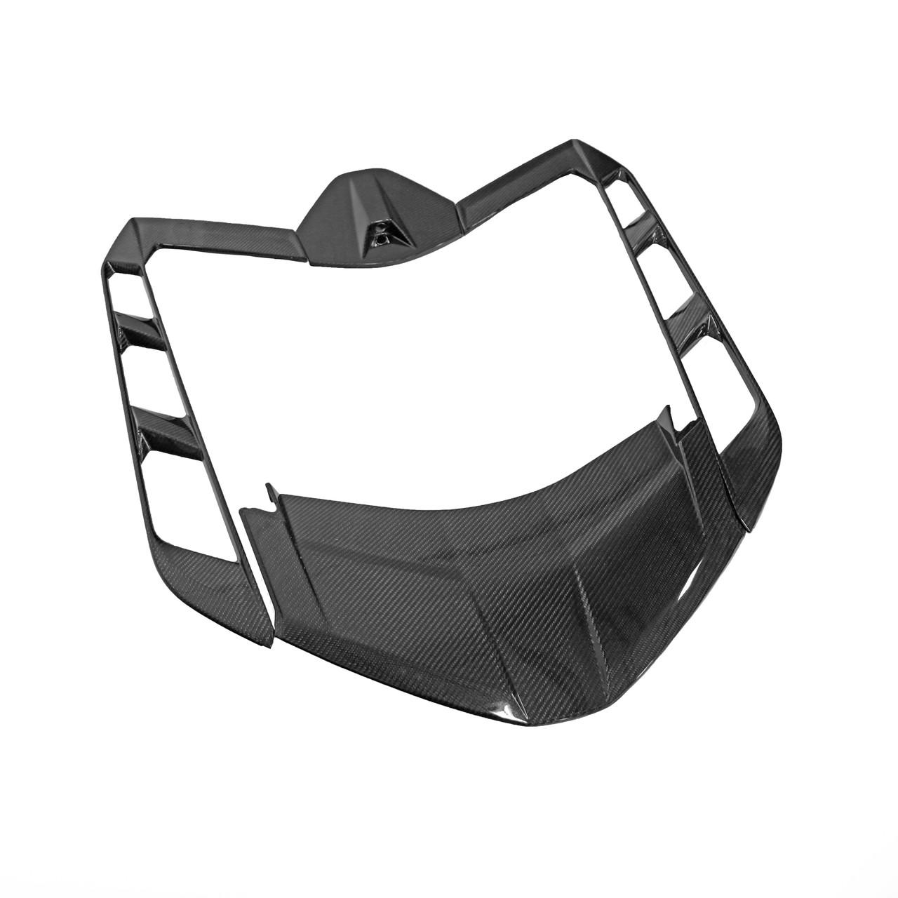 Corvette C8 Carbon Fiber Rear Hatch 4-Piece Set