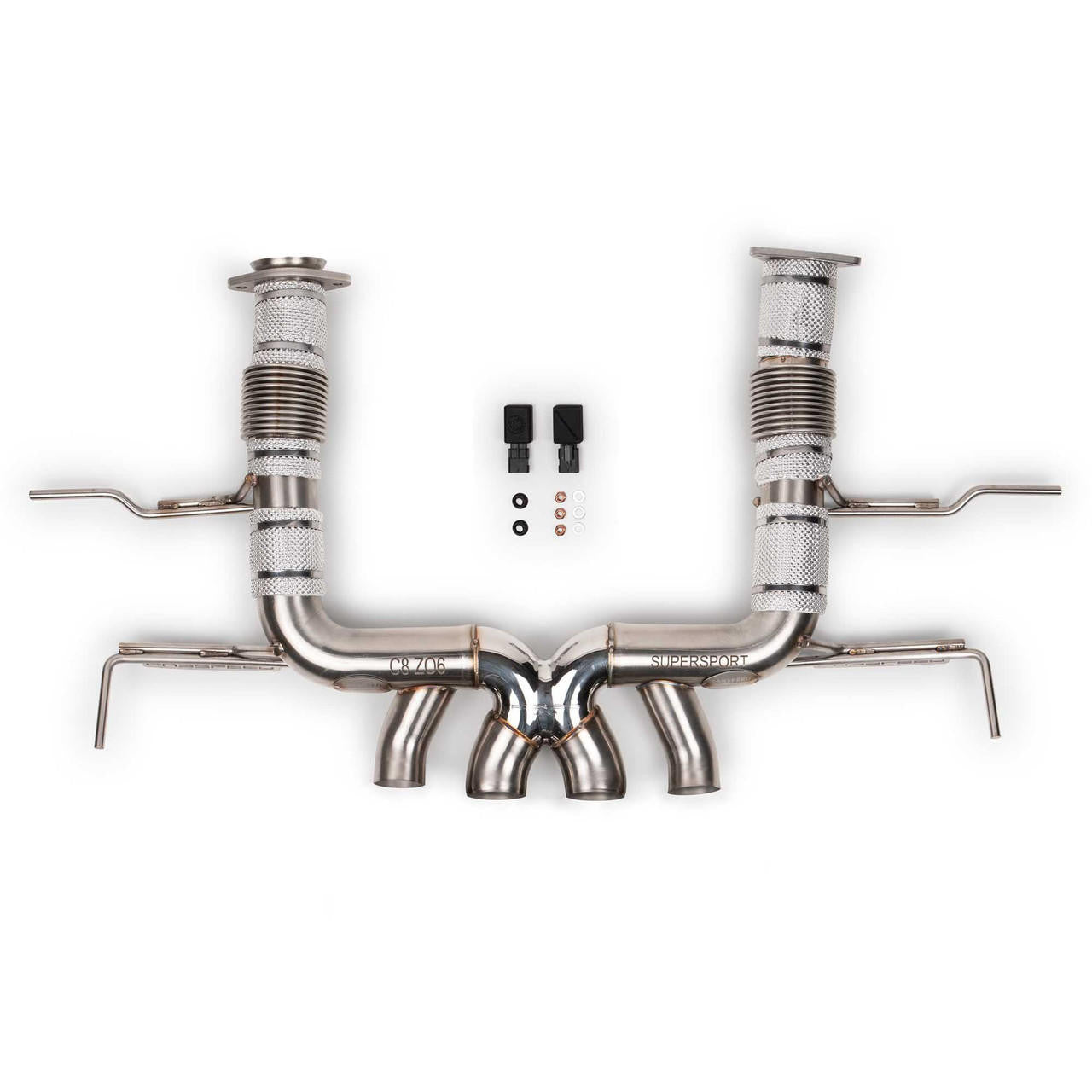 EOS C8 Corvette Z06 Supersport X-Pipe Cat-Back Exhaust System - Reuse OEM