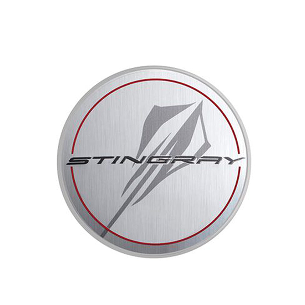 Next Generation Corvette Stingray Wheel Center Cap, Silver