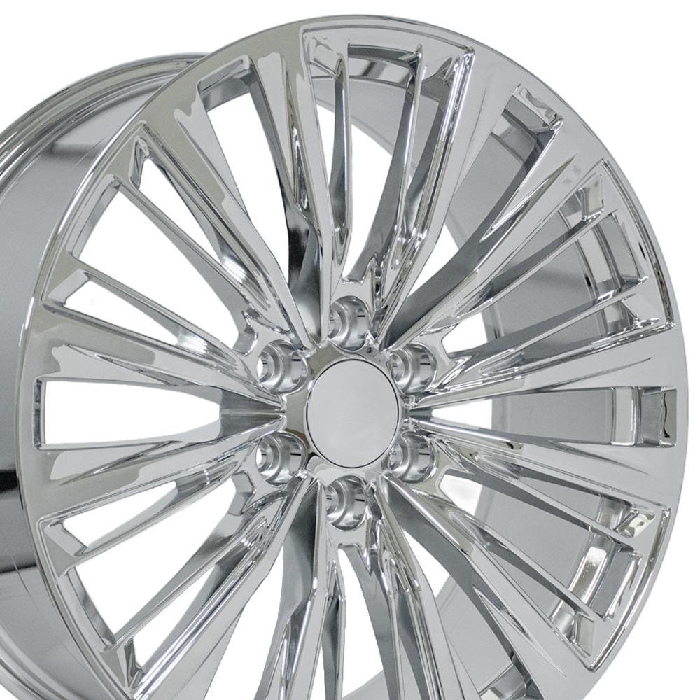 OE Wheels CA93 22x9 6x139.7 28et Chrome Wheel SS: 9513552