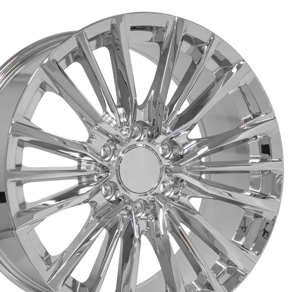 OE Wheels CA94 20x9 6x139.7 28et Chrome Wheel