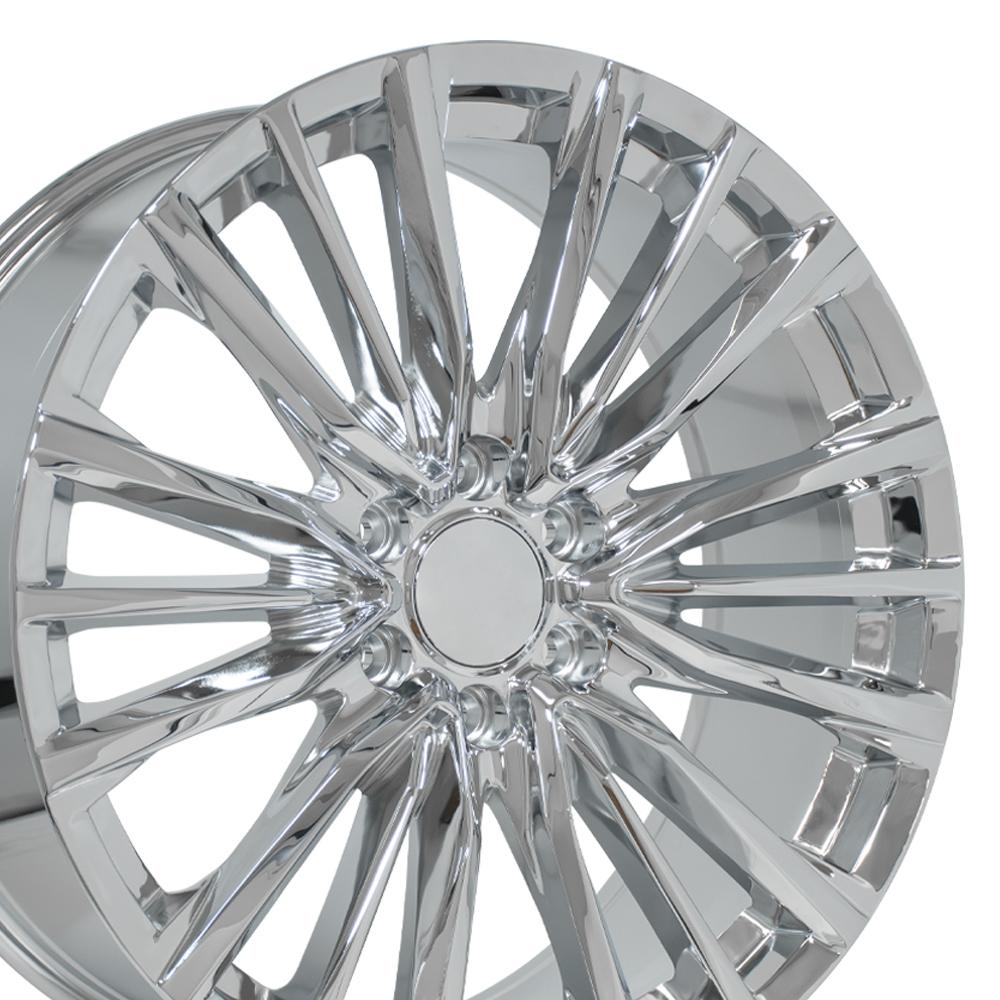 OE Wheels CA94 22x9 6x139.7 28et Chrome Wheel