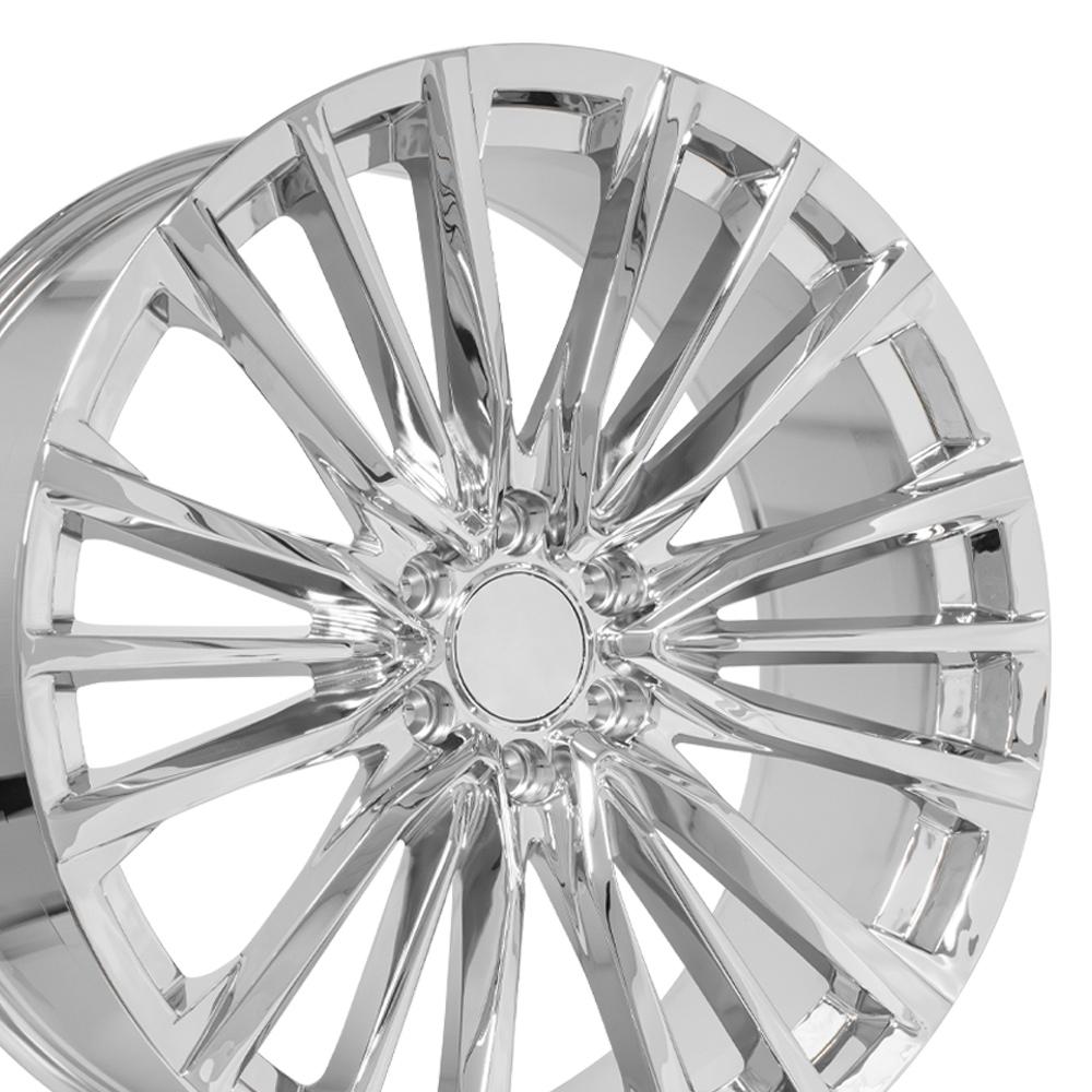 OE Wheels CA94 24x10 6x139.7 28et Chrome Wheel