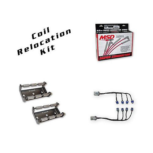 CBM LS2 / LS3 C6 Corvette others, Complete Ignition Coil Relocation Kit