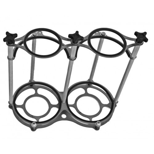 Chassis Engr., Dual Nitrous Bottle Bracket Stand-Up Style
