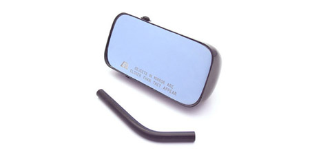 Universal Fitment Carbon Fiber Mirror/Blue Lens/Passenger Side