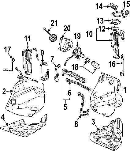 C6 Corvette Z06 In Tank Fuel Pump and Sender