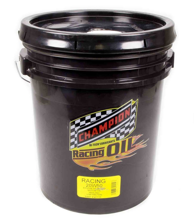 CHAMPION BRAND, 20w50 Synthetic Racing Oil 5 Gallon