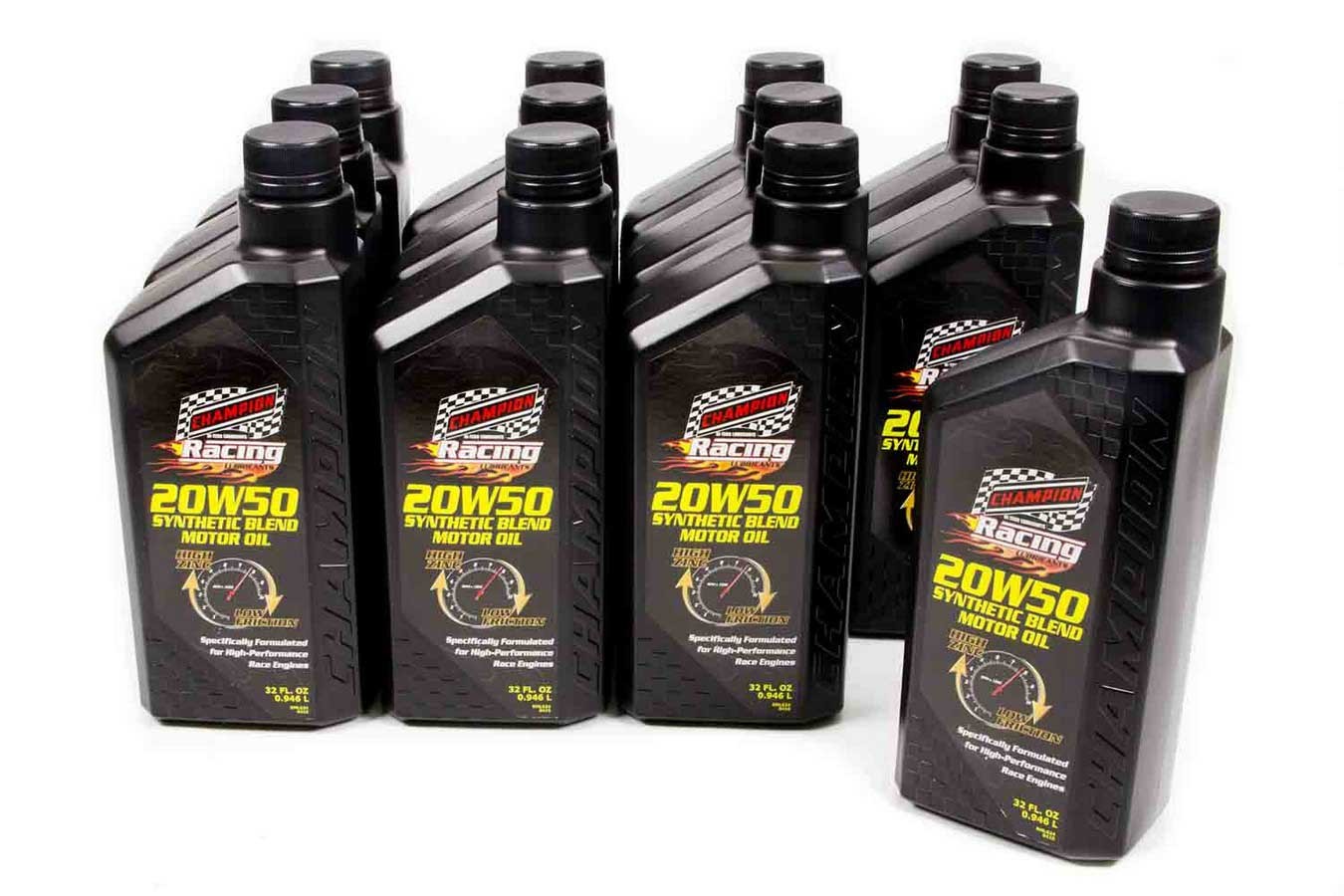 CHAMPION BRAND, 20w50 Synthetic Racing Oil 12x1Qt