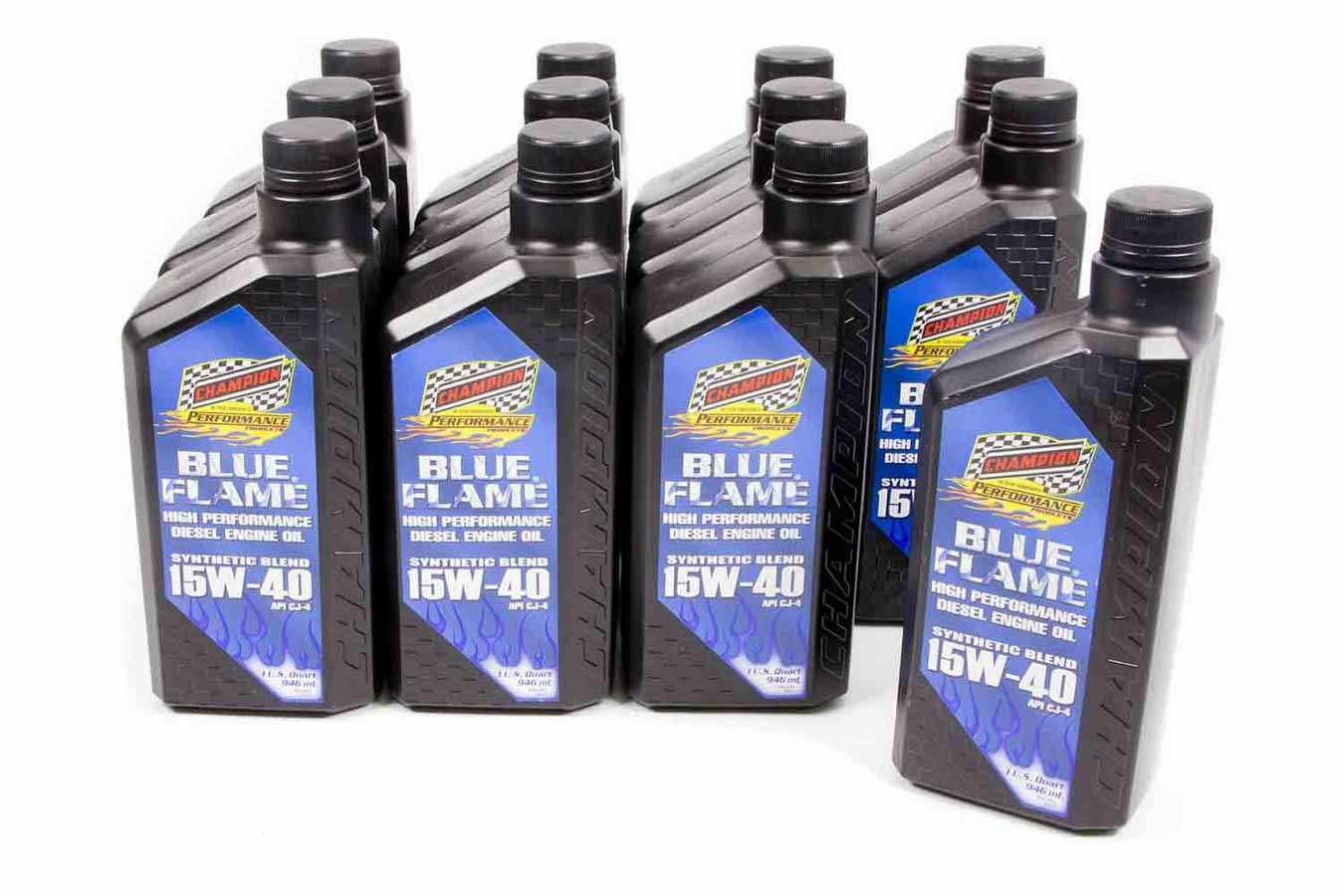 CHAMPION BRAND, 15w40 Syn-Blend Diesel Oil 12x1Qt