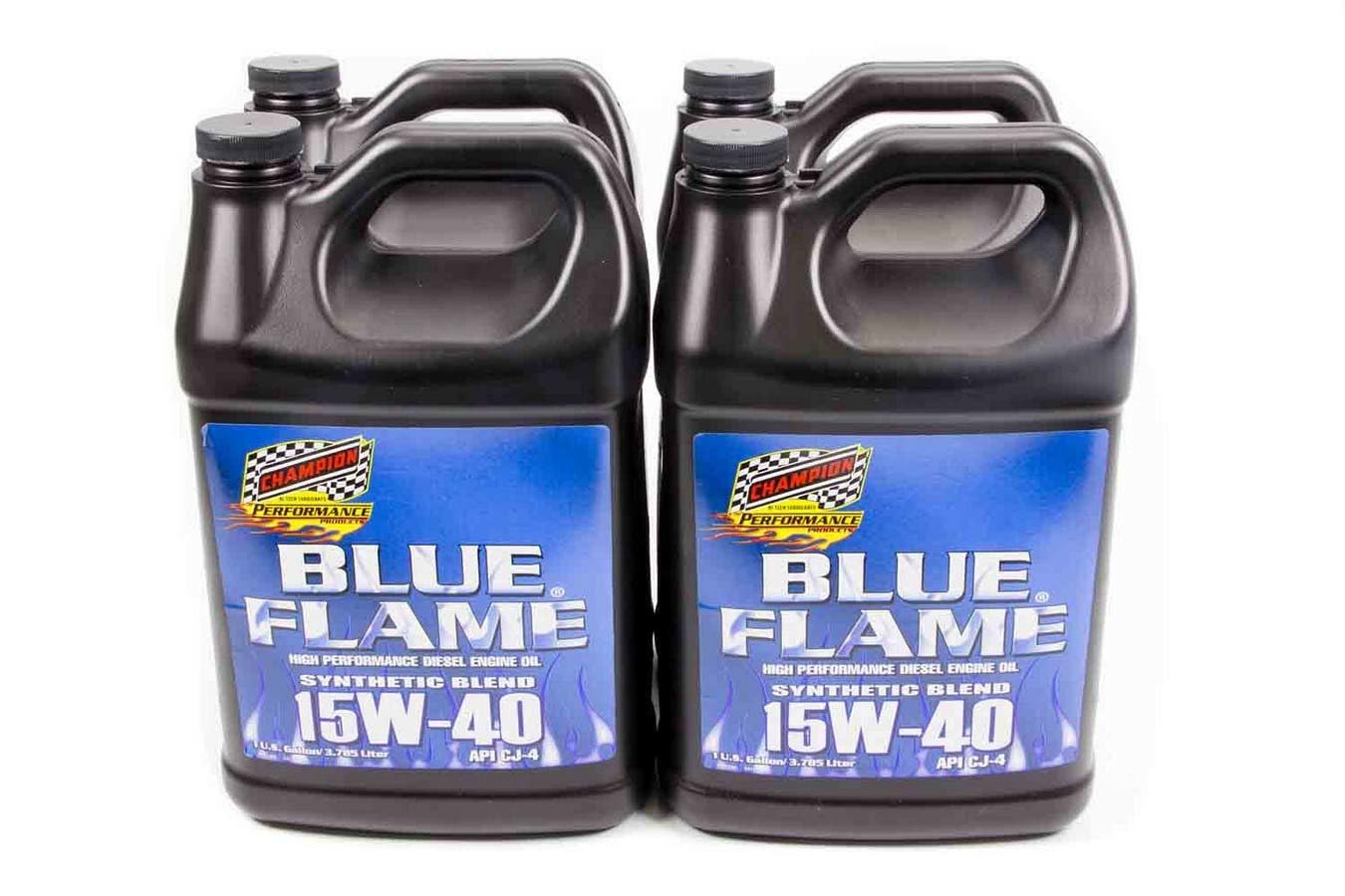 CHAMPION BRAND, 15w40 Syn-Blend Diesel Oil 4x1 Gallon