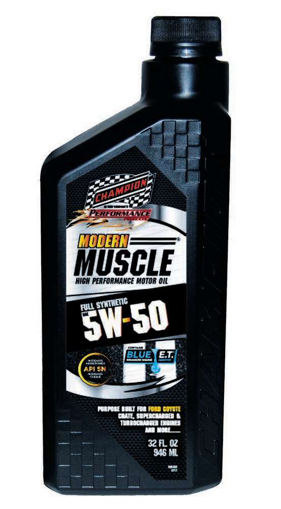 CHAMPION BRAND, Modern Muscle 5w50 Oil 1 Qt. Full Synthetic