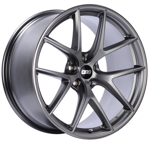 20-23+ C8 Corvette BBS CIR0801PG 20x11.5 5x120 ET44 Platinum Silver, Rear, BBS