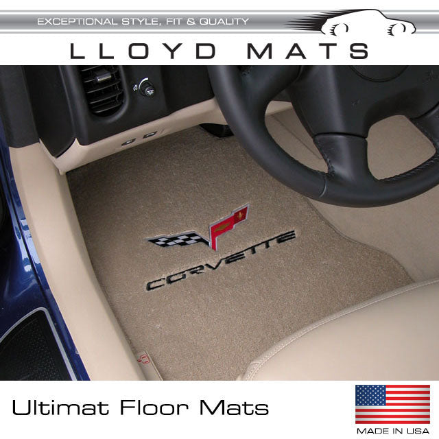 Corvette Ultimat Deck/Trunk Mat - Double Logo