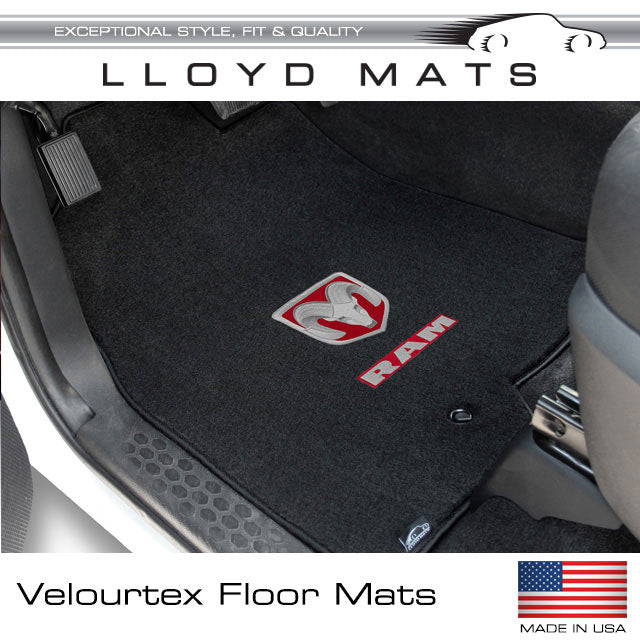 Corvette Velourtex Deck/Trunk Mat - Single Logo, Premium Binding