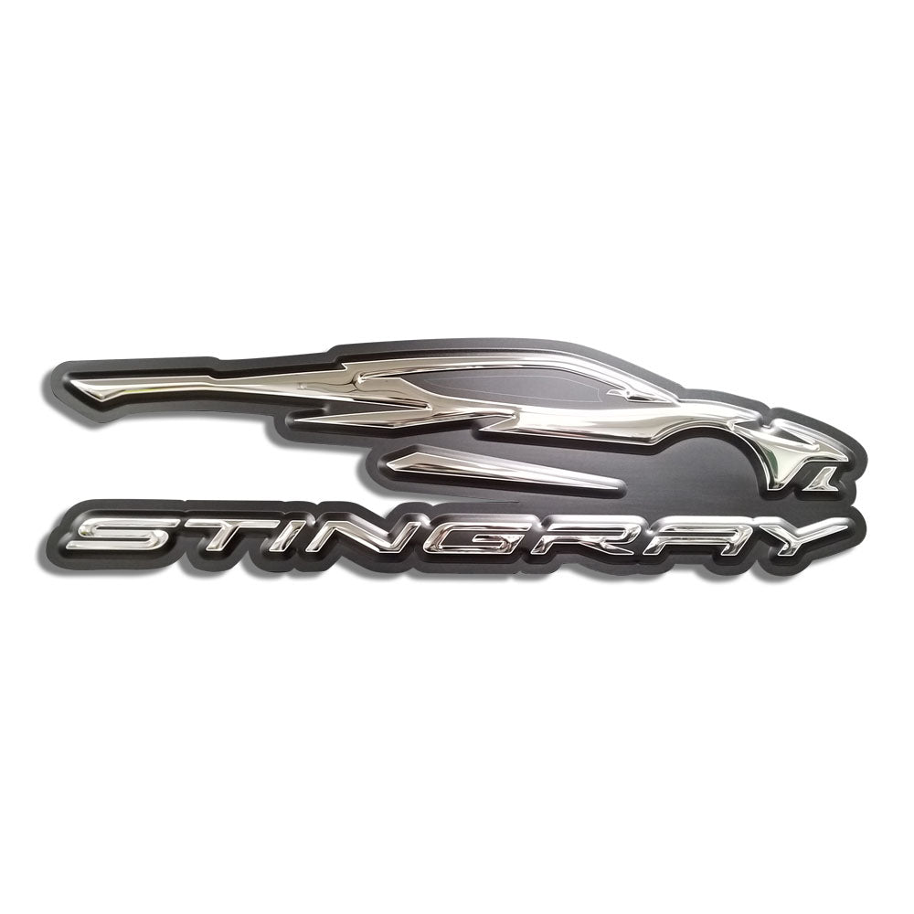 C8 Corvette Stingray Signature & Gesture Sign Stainless Steel