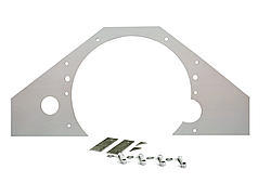 Competition Engr Motor Plate, Mid, 29-1/4 x 13-1/2 x 3/32 in, Frame Mounts, Flywheel Shims, Steel, Chevy V6/V8, Kit