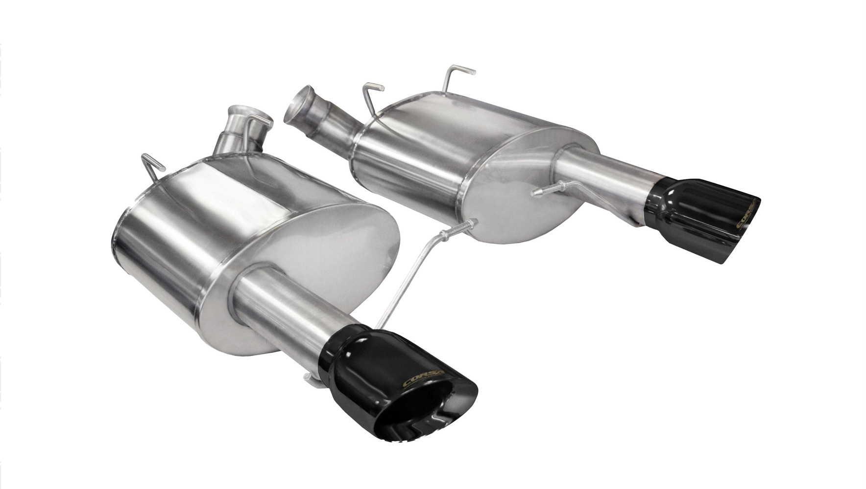 CORSA PERFORMANCE Exhaust System Xtreme Axle-Back 3 in Diameter 4 in Black Tips