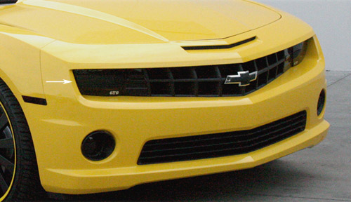 GT Styling 10-13 Camaro 4-Piece Headlight & Fog/Driving Light Covers - Smoke