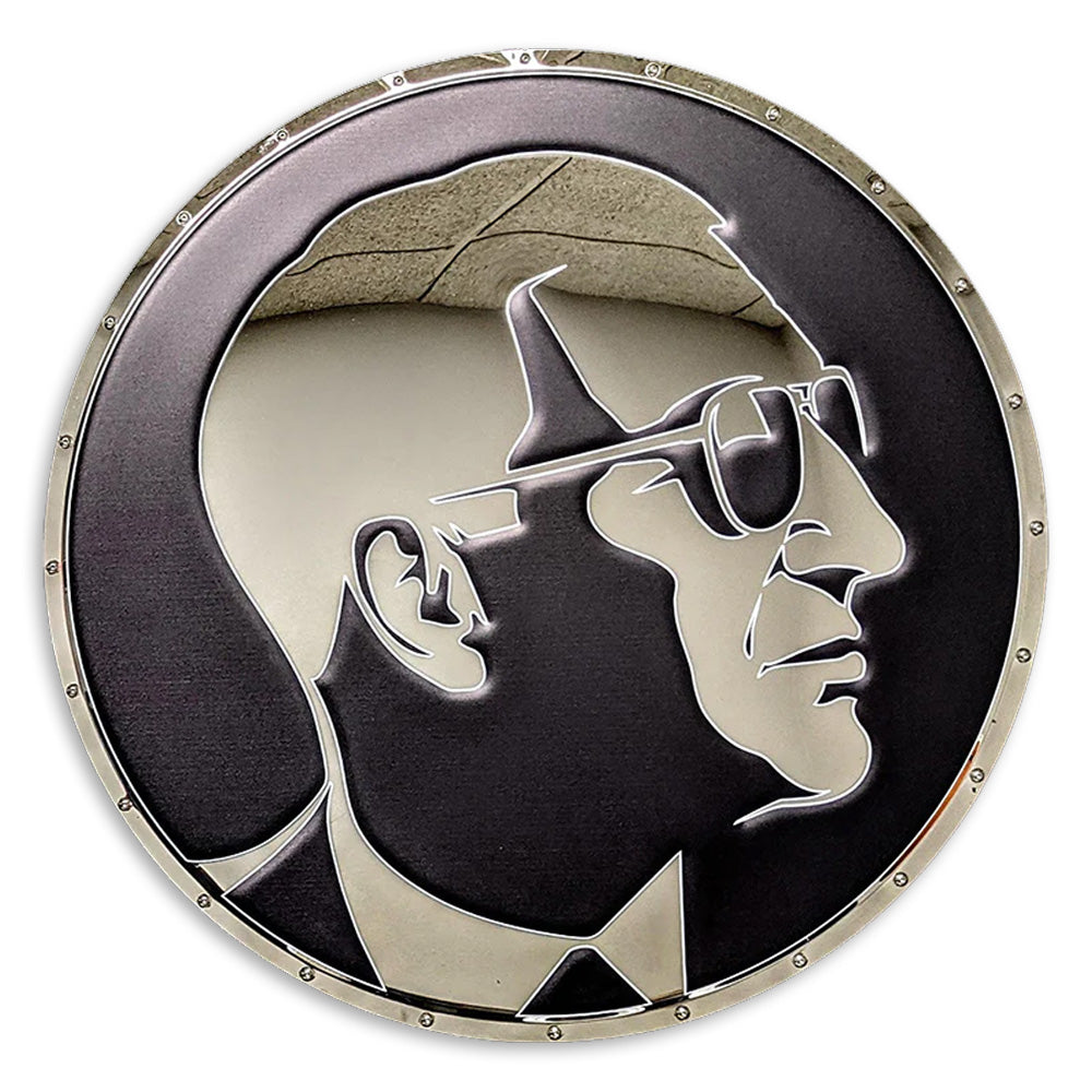 Corvette Zora Silhouette Metal Sign Stainless Steel