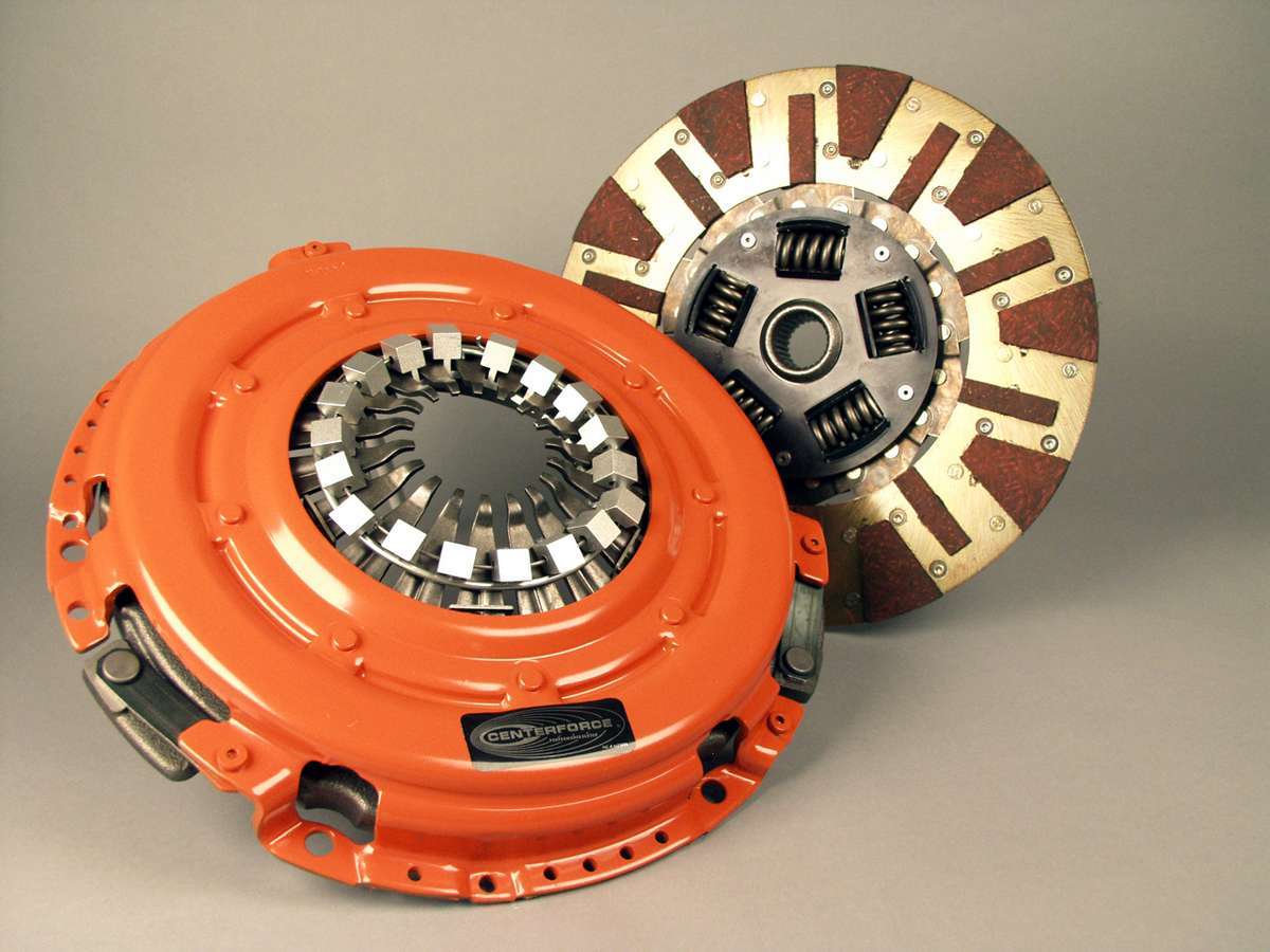 Centerforce Clutch Kit, Dual Friction, Single Disc, 12" Dia. 1-1/8" x 26 Spline, Sprung Hub, Organic/Carbon, Chevy Camaro