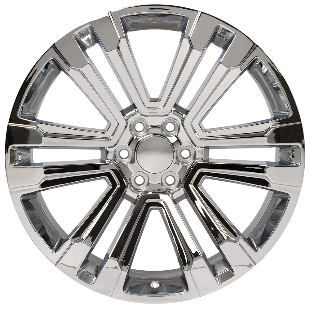 24" Replica Wheel fits GMC Sierra 1500 ,  CV44 Chrome 24x10