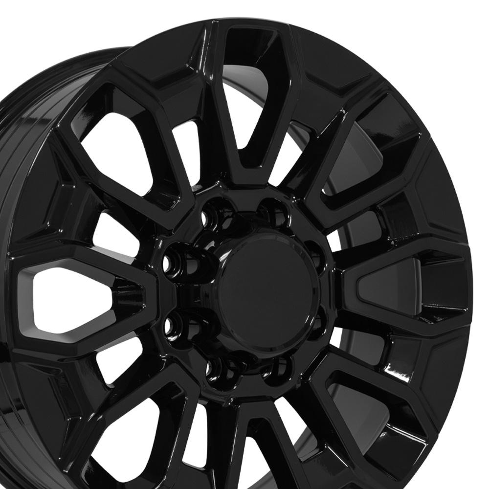 OE Wheels CV53B 22x8.5 8x180 44et Gloss Black Wheel