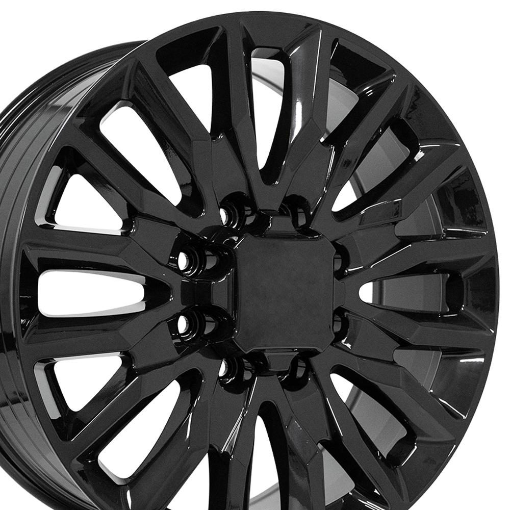 OE Wheels CV59B 22x8.5 8x180 44et Gloss Black Wheel