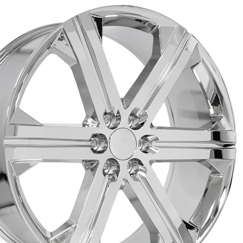 OE Wheels CV60 26x10 6x139.7 30et Chrome Wheel