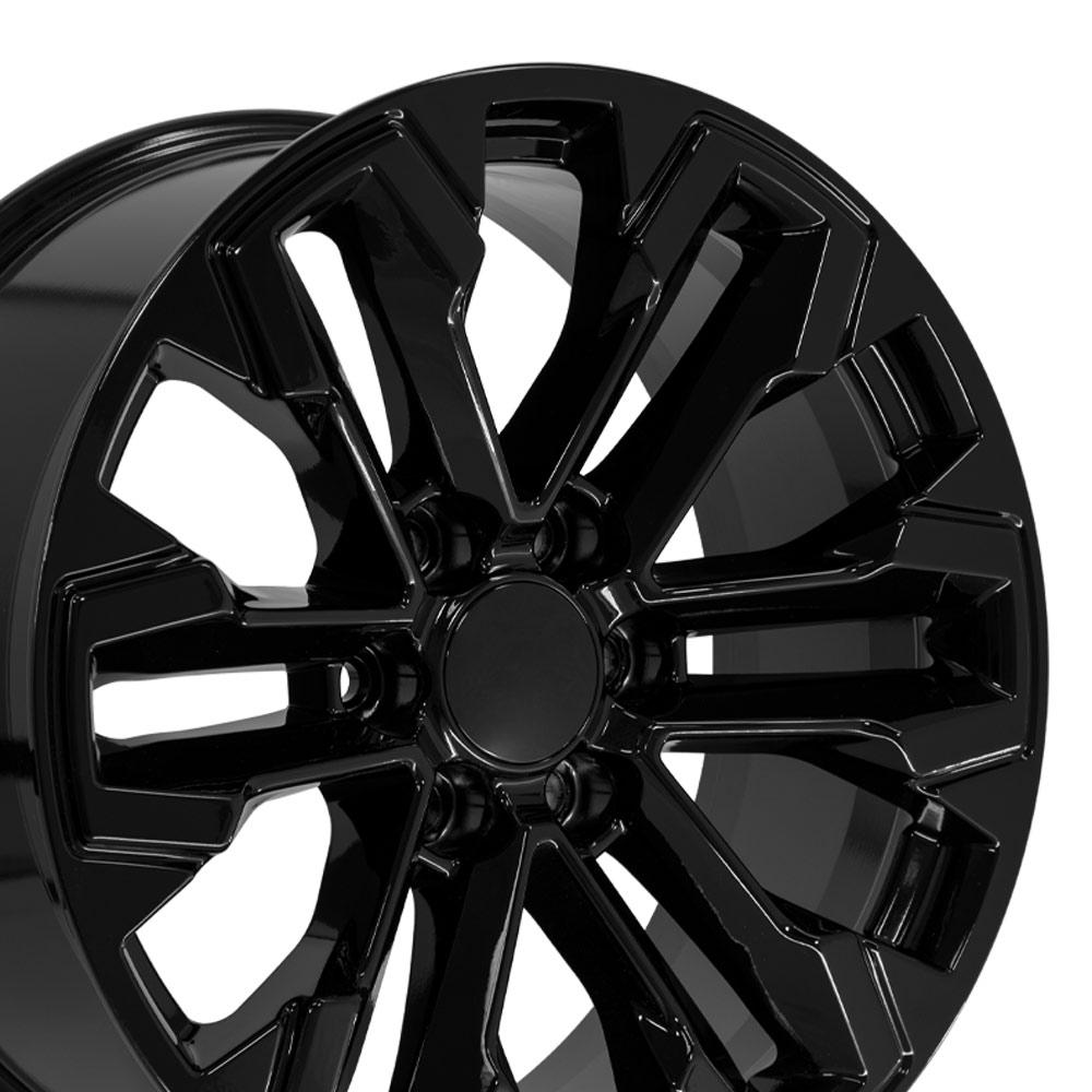 20" Replica CV69 fits Chevrolet Silverado 20x9 Gloss Black