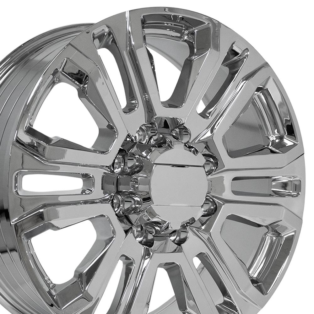 OE Wheels CV70B 22x8.5 8x180 44et Chrome Wheel