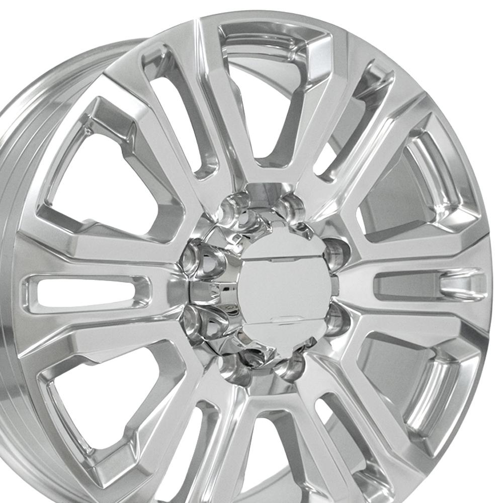 OE Wheels CV70B 22x8.5 8x180 44et Polished Wheel
