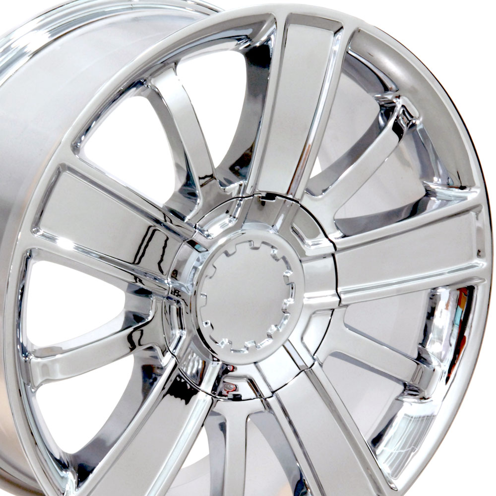 20" Replica Wheel fits Chevy Silverado,  CV77 Chrome 20x9
