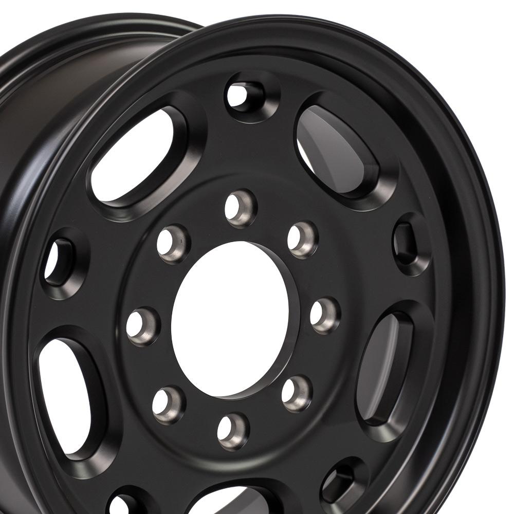 OE Wheels CV82 16x6.5 8x165.1 28et Satin Black Wheel